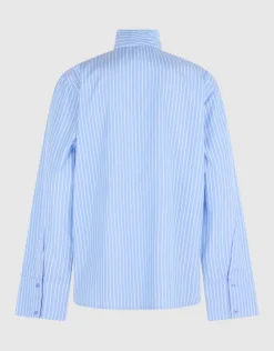 Oversized Scarf Blouse Lichtblauw