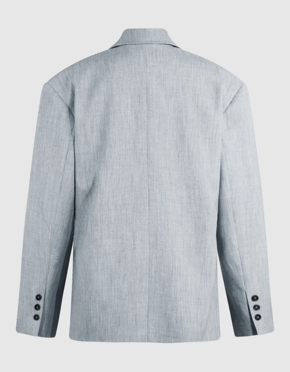 Oversized Shoulder Blazer Lichtgrijs
