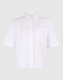 Oversized Solid Blouse Wit
