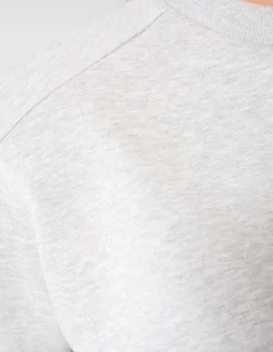 Oversized Sweat T-shirt Lichtgrijs