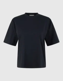 Padded T-shirt Zwart