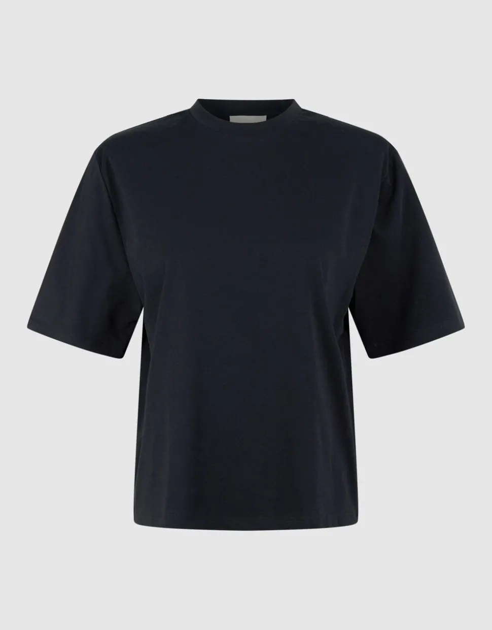 Padded T-shirt Zwart
