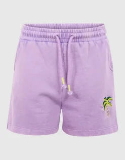 Palm Washed Short Paars