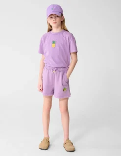 Palm Washed Short Paars