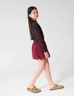 Parachute Balloon Fit Rok Donkerrood