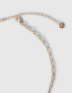 Parel Bedel Ketting Goud