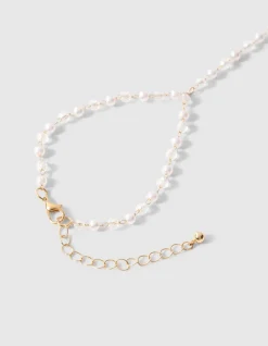 Parel Hand Chain Goud