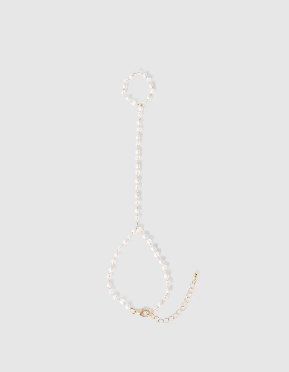 Parel Hand Chain Goud