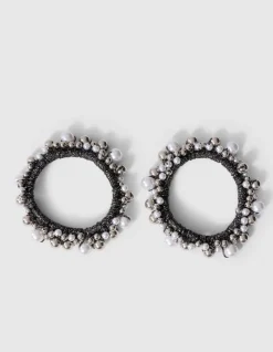 Pearl Mouwophouder Zilver