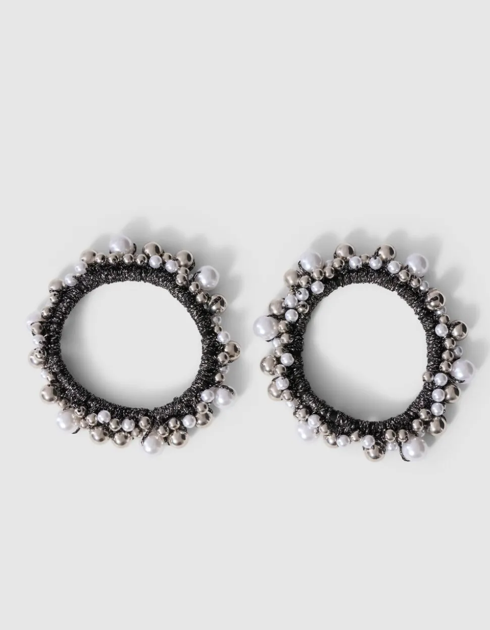 Pearl Mouwophouder Zilver