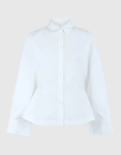 Peplum Blouse Wit