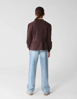 Peplum Sweater Bruin