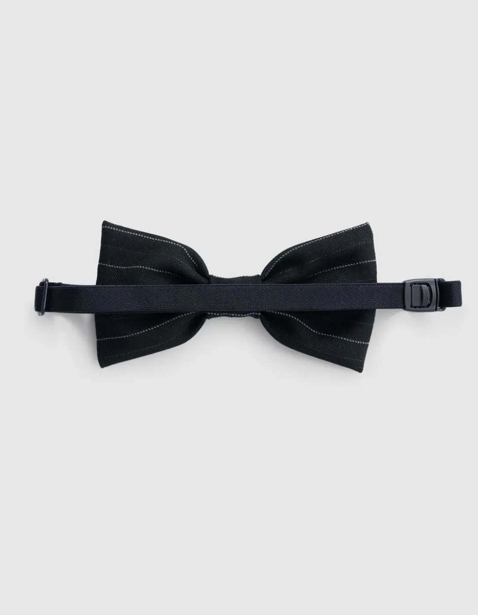 Pinstripe Vlinderstrik Zwart