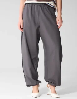 Pleat Balloon Fit Broek Grijs