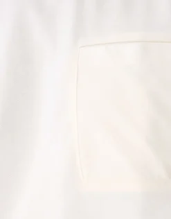 Pocket T-shirt Gebroken Wit
