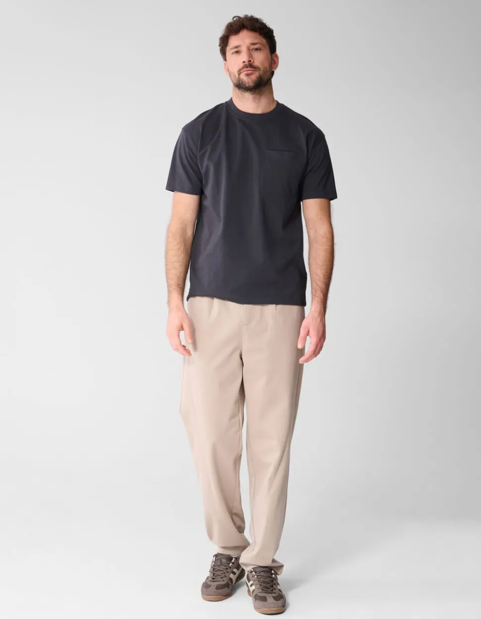 Pocket T-shirt Zwart