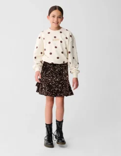 Polkadot Sweater Gebroken Wit