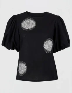 Polka Top Zwart