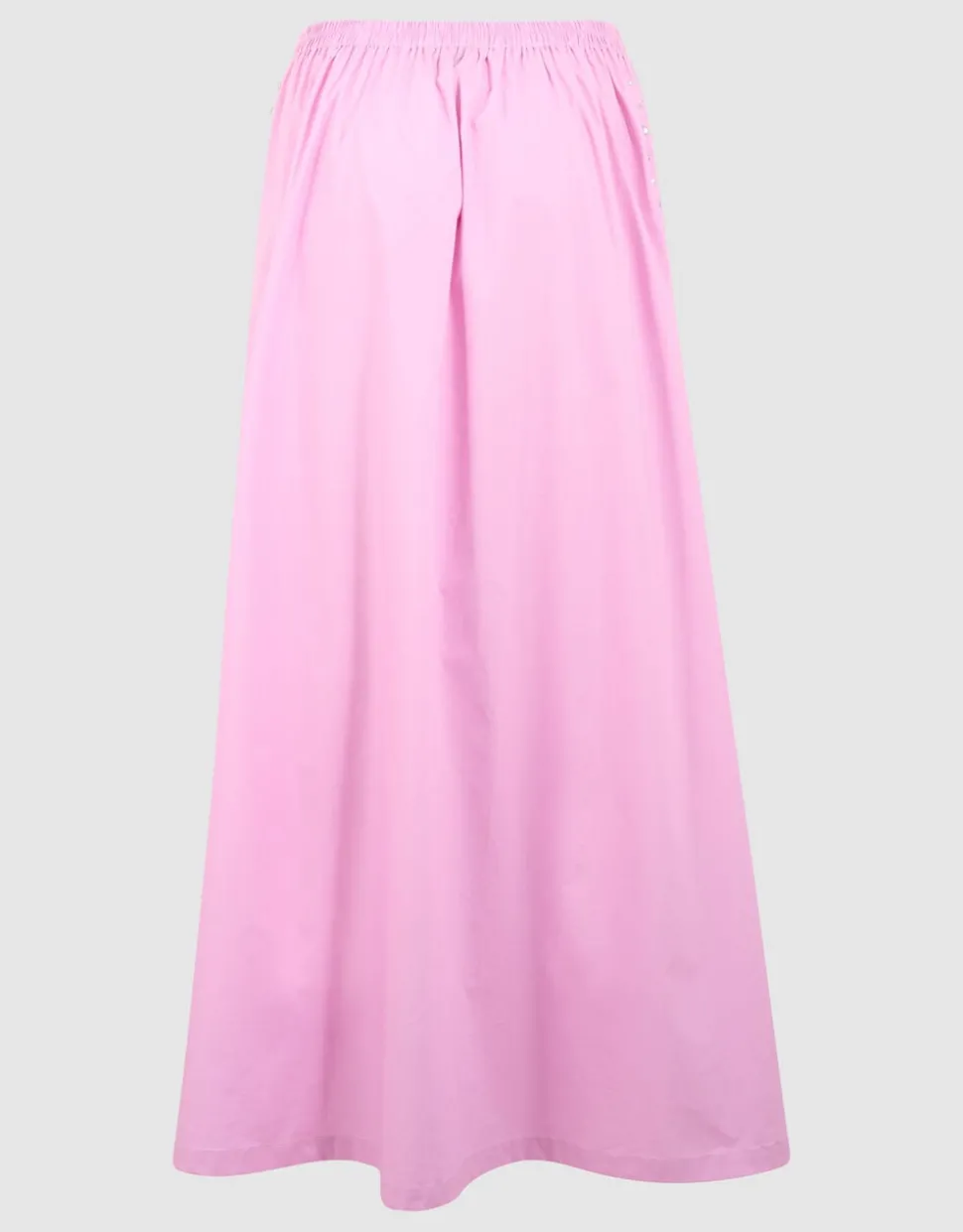 Poplin Studs Maxi Rok Roze