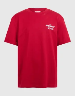 Pretzel Artwork T-shirt Rood