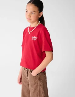 Pretzel Artwork T-shirt Rood
