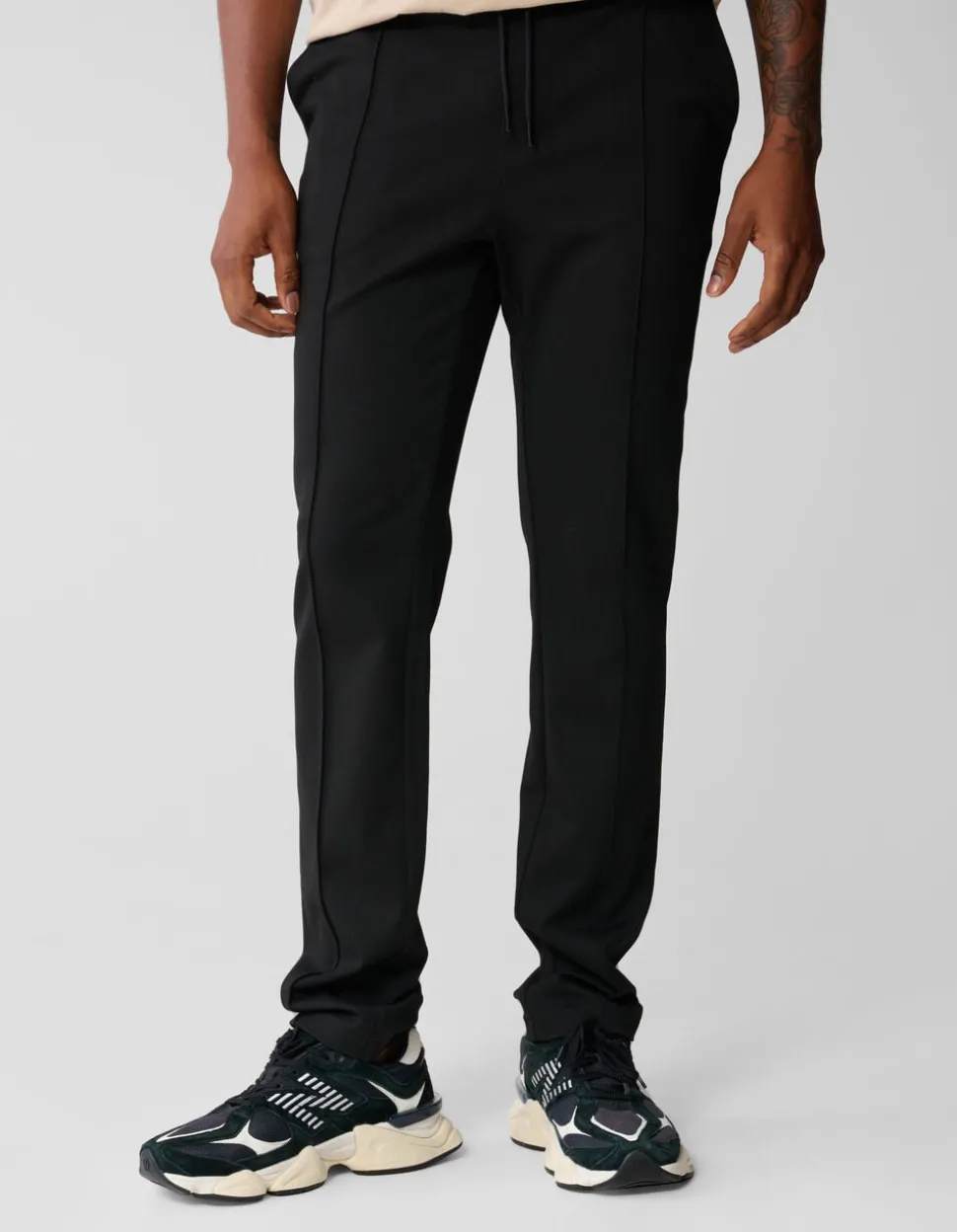 Regular Fit Broek Zwart