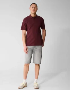 Relaxed Fit Denim Short Grijs