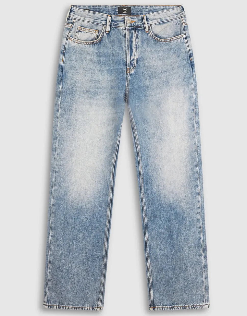 Relaxed Fit Jeans Blauw