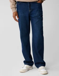 Relaxed Fit Jeans Donkerblauw