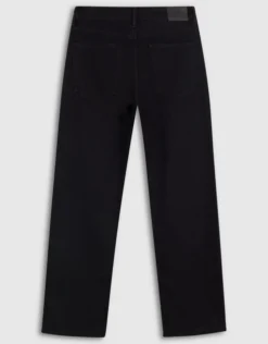 Relaxed Fit Jeans Washed Zwart