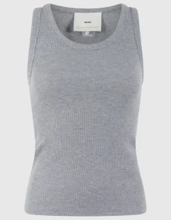 Rib Top Lichtgrijs By Lonneke
