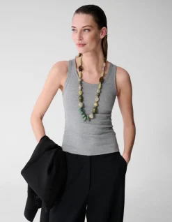 Rib Top Lichtgrijs By Lonneke
