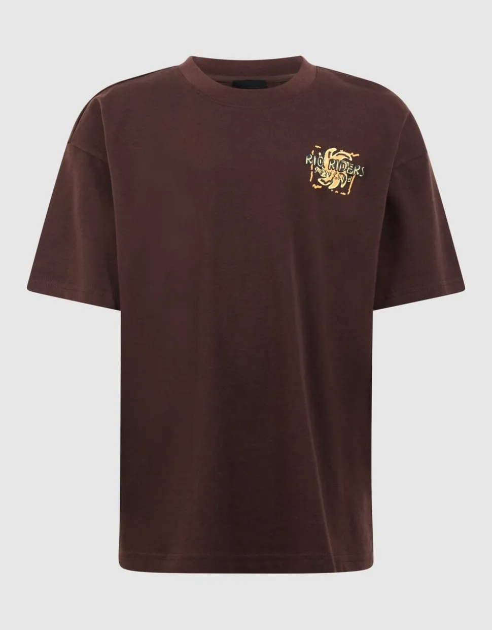 Riders Artwork T-shirt Donkerbruin
