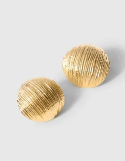 Ronde Oorbellen Goud