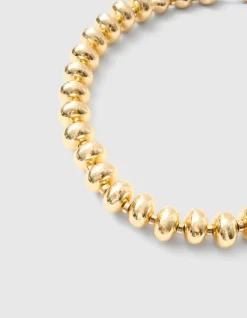 Round Oval Ketting Goud