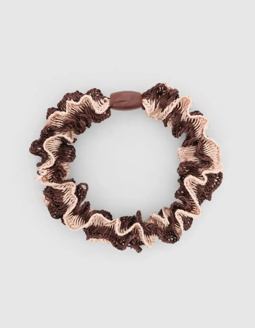 Ruffle Haarelastiek Bruin