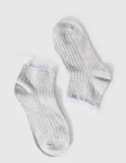 Ruffle Sokken Grijs