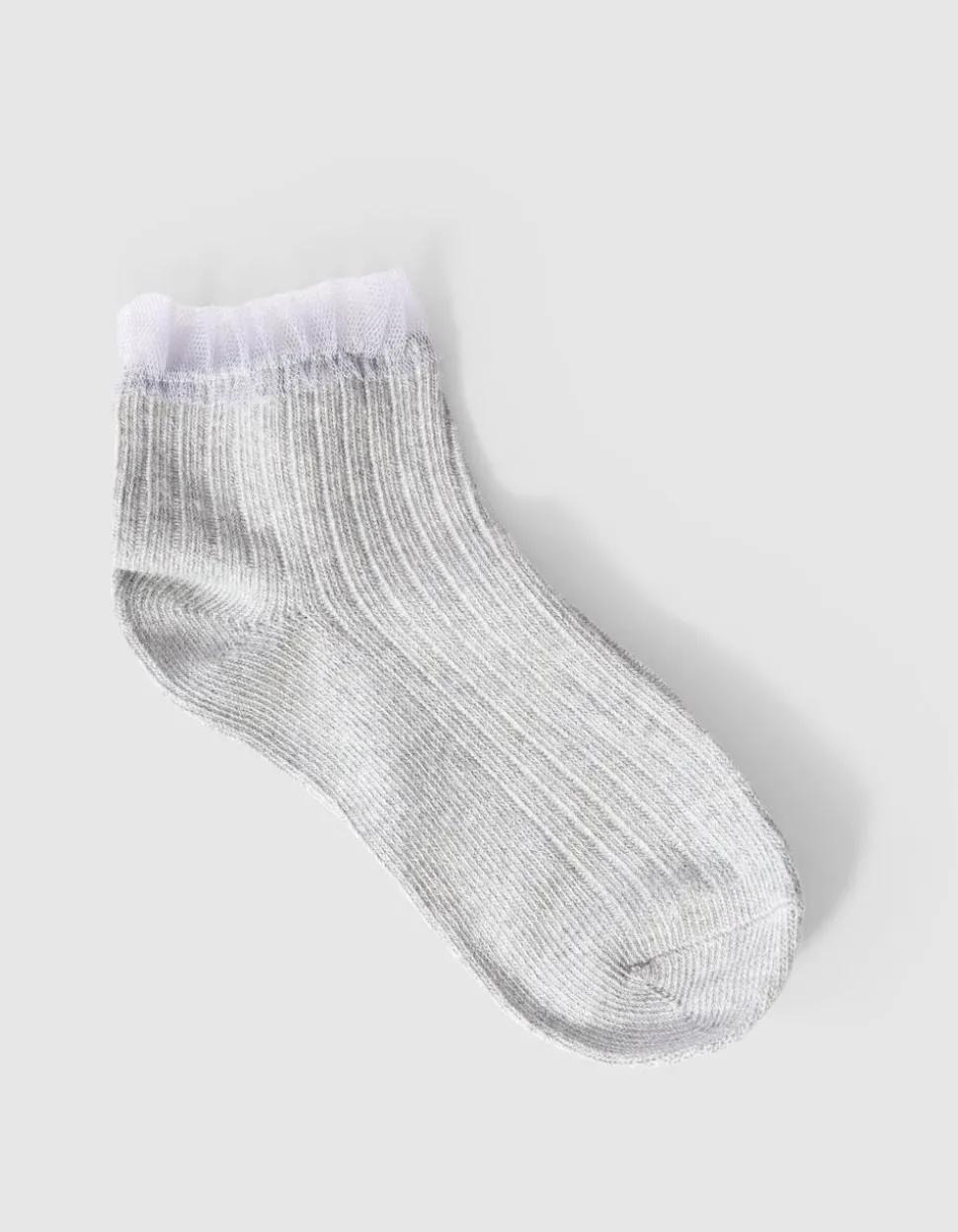 Ruffle Sokken Grijs