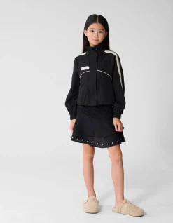 Ruffle Stud Rok Zwart