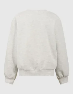 Ruffle Sweater Lichtgrijs