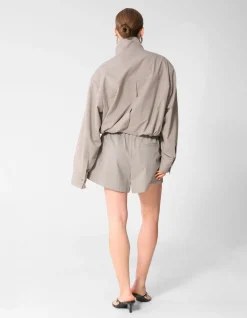 Ruiten Short Lichtgrijs