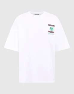 Sao Paolo Artwork T-shirt Wit