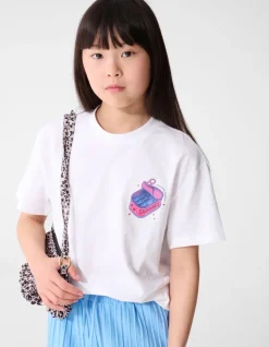 Sardines Artwork T-shirt Wit