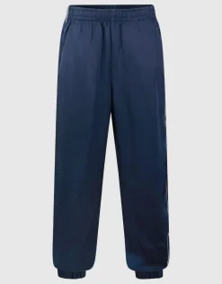 Satijnen Contrast Jogger Donkerblauw