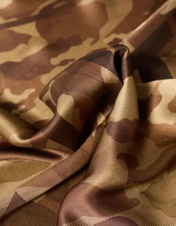 Satin Camo Sjaal Bruin