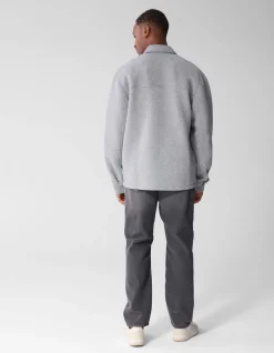 Scuba Overshirt Lichtgrijs