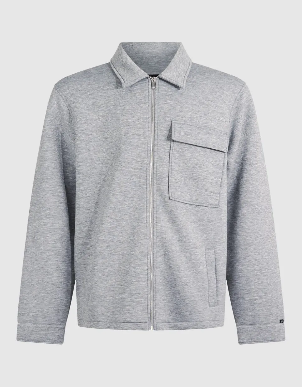 Scuba Overshirt Lichtgrijs