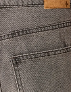 Sculpted Barrel Fit Jeans Grijs