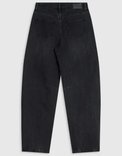 Sculpted Barrel Fit Jeans Zwart