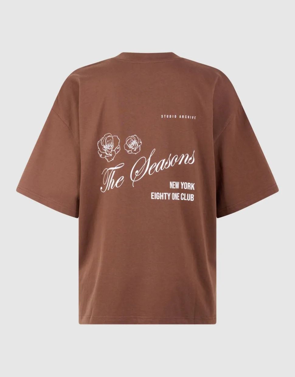 Seasons Artwork T-shirt Bruin